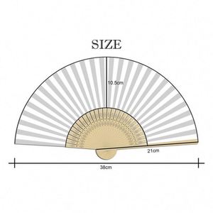 Éventail pliable personnalisé en couleur et design sur mesure pour cadeaux promotionnels, décoration de festivals, cadeaux de mariage et fournitures de fête - Product Image 5