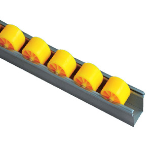 Convoyeur <span class=keywords><strong>à</strong></span> roues portable en PE avec rails <span class=keywords><strong>à</strong></span> rouleaux largement utilisé pour les supports coulissants dans les industries de vente au détail Nouvel état en plastique - Product Image 3
