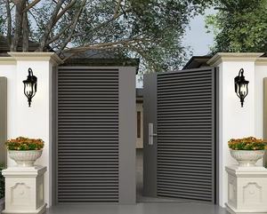 <span class=keywords><strong>Portail</strong></span> Électrique Moderne en Alliage d'Aluminium au Meilleur <span class=keywords><strong>Prix</strong></span>, Style Européen Mural, Finition Thermolaquée, pour Jardin Extérieur - Product Image 5