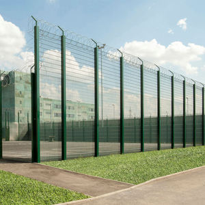 Clôture anti-escalade en PVC 358 pour la <span class=keywords><strong>d</strong></span>éfense des frontières et les lignes de trains à grande vitesse/le tramway, zone restreinte de l'aéroport, isolation en maille - Product Image 1