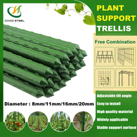 Piquet de support robuste pour tomates, cage à tomates, poteau de support pour tomates, piquet de jardin pour tomates, piquet en acier galvanisé