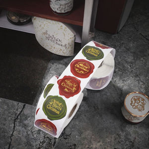 Etiquetas Adhesivas Redondas de Papel Termosensible Impermeable para Seguimiento de Velas, Listas para Envío en Grandes Cantidades - Product Image 3