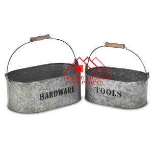 Porte-bouteilles en métal galvanisé, style ferme, pour la cuisine, la fête, la vaisselle, la décoration de la maison, best-seller - Product Image 6