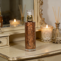Huile corporelle scintillante personnalisée avec logo, faible quantité minimale de commande, huile scintillante couleur bronze