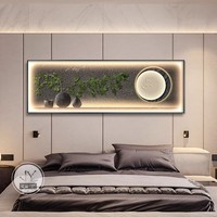 Neue Chinesische Wohnzimmerdekoration Kristallporzellan Gravurdruck Hochauflösendes Gemälde Sofa-Hintergrundwand Stilleben