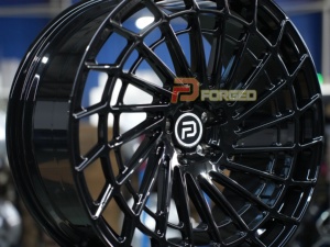 Venta caliente de fábrica 18 20 21 22 pulgadas llantas de aleación forjadas en negro brillante 5x5x120 112 para <span class=keywords><strong>Mercedes</strong></span> - Product Image 4