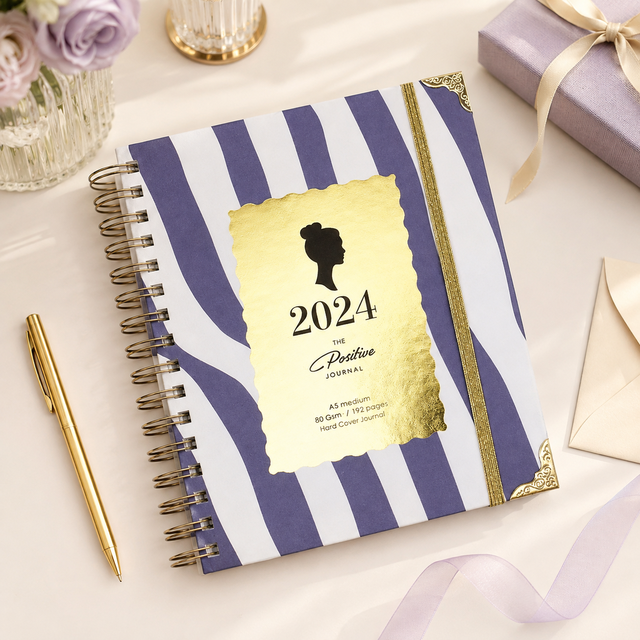 Professional Woman Inspirational Planner Texture Paper With Cardboard Foil Stamp Cover Goals Notepad Planner 2022 Inspirational