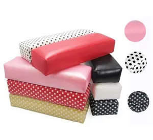 PU Leather Sponge Hand Arm Rest Cushion Nail Art Pillow Salon Hand Holder For Manicure