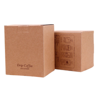 Ensemble de boîtes à sachets d'emballage vide en carton recyclable personnalisé pour café et thé Boîte d'emballage en papier extérieure