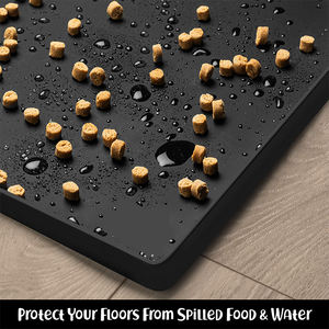 Wasserdichte Tiernahrung matte Rutsch feste Silikon futter-und Wasser hunde katzen matte Silikon-Haustier fütterung matte mit Kanten - Product Image 4