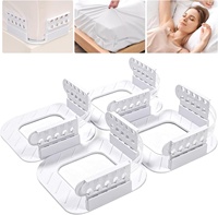 4 pièces de fixations multifonctionnelles pour draps de lit, bandes de verrouillage antidérapantes à forte adhérence pour les coins de matelas de lit, attaches durables pour canapé
