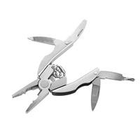 Nouveau Portable Multi Fonction Pliant Outil De Poche Pince Couteau Porte-clés Tournevis