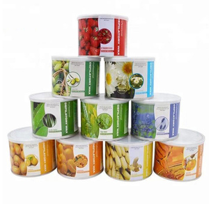 <span class=keywords><strong>Cera</strong></span> depilatoria di vendita calda della <span class=keywords><strong>cera</strong></span> di depilazione della fragola rosa della <span class=keywords><strong>cera</strong></span> molle in scatola di 12 sapori - Product Image 1