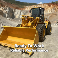Gold cat 966 Wheel Front Loader Backhoe Bekas 4 Wheel Drive Penggali Bertenaga Tinggi untuk Memuat Pasir Kerikil di Halaman 950 966h 956 958