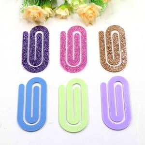 Marcapáginas con clip personalizado, bolígrafo con purpurina de mármol rosa, acrílico, cortado con láser, chatarra, libro, amante, regalo del Día del maestro - Product Image 3