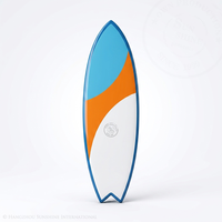 Planche de surf en fibre de verre EPS faite à la main, logo personnalisé, couleur personnalisée, planche courte pour adultes, surf en mer, produit de sport nautique
