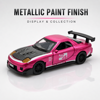 Venta al por mayor: Coche de juguete deportivo de aleación a escala 1:36, Mini Initial D, JDM, con función de retroceso, puertas que se abren, modelo RX-7 FD Track Edition, ideal para regalo.