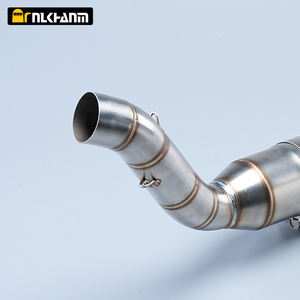 Nouveau système d'échappement en acier inoxydable pour <span class=keywords><strong>moto</strong></span> Yama TMAX 530/560 2017-2024, modification de la boîte, tuyau de liaison avant, <span class=keywords><strong>coude</strong></span>, slip-on, scooter - Product Image 4