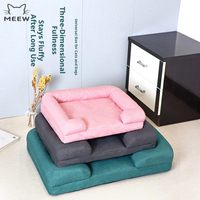 Lit pour animaux de compagnie directement de l'usine, lit pour chien amovible et lavable toutes saisons, tapis pour chien épais et chaud, fournitures pour animaux de compagnie pour l'hiver