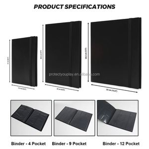 Classeurs de cartes FX à 9 pochettes en PP pour 360 cartes Yugioh TCG Magic Sports – Album de rangement - Product Image 6
