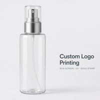 Bouteille en plastique de 50-250 ml pour parfums et brumes corporelles, emballage cosmétique pour soins de la peau, fournie directement par l'usine