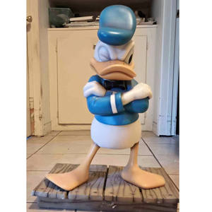 <span class=keywords><strong>Pato</strong></span> Donald Adorno al aire libre Dibujos animados Resina Artesanía Escultura <span class=keywords><strong>de</strong></span> fibra <span class=keywords><strong>de</strong></span> vidrio para patios <span class=keywords><strong>de</strong></span> recreo - Product Image 4