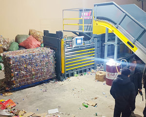 เครื่องอัดไฮดรอลิกแนวนอนสำหรับขวดพลาสติกและกระดาษแข็ง OCEAN / เครื่องอัดไฮดรอลิก - Product Image 2