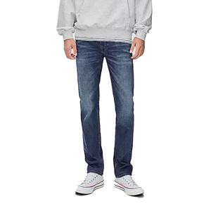 กางเกงยีนส์ผู้ชายทรงสลิมฟิตแบบลำลองสั่งทำขายส่ง ทรงดินสอ ลุคทำสีซีด 100% ผ้าฝ้าย - Product Image 1