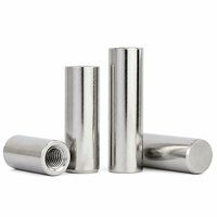 Goupilles de positionnement filetées intérieures en acier inoxydable 304, poteaux de guidage GB120 M3-M10, finition polie, fabriquées en Chine