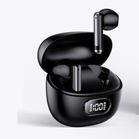 Écouteurs Stéréo Sans Fil S53 avec Affichage Numérique, Contrôle Tactile, Chargement USB-C pour Tablettes/Ordinateurs Portables - Semi intra-auriculaires