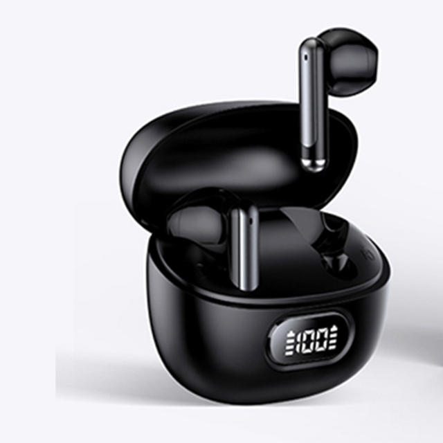 S53 Driving Calls True Wireless Stereo Earbuds Digital Display Touch Control TYPE-C Charging for Tablets/Laptops-Semi-in-ear