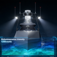 Plateforme professionnelle de collecte de données océanographiques, bateau autonome de prospection en eaux profondes sans pilote