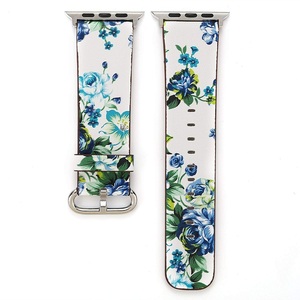 Fleurs Sport Bande de Montre-<span class=keywords><strong>Bracelet</strong></span> En Silicone, impression <span class=keywords><strong>Bracelet</strong></span> En Caoutchouc 38 42mm pour <span class=keywords><strong>Apple</strong></span> iWatch Bande de <span class=keywords><strong>Bracelet</strong></span> - Product Image 4