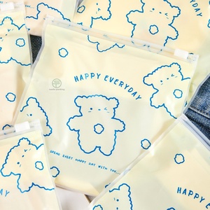 Custom Printed Gravure Reclosable CPE <b>Zip</b> Lock <b>Bags</b> with Valve for Clothing (Recyclable) - Product Image 3