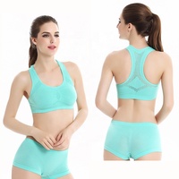 Soutien-gorge de sport sans fil à dos nageur Pushup Vest Bra Yoga Posture Bra for Gym