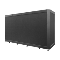Écran LED incurvé RGX P2.5 GOB pour cabine DJ, façade LED semi-circulaire sans soudure pour scène de boîte de nuit