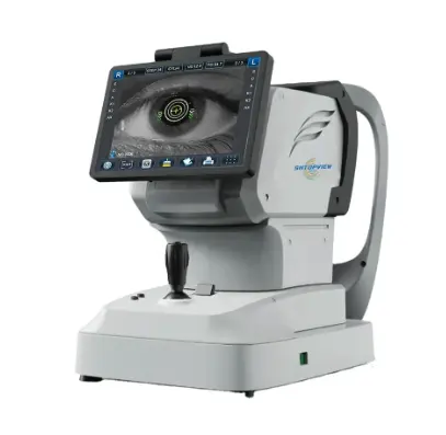 Refractor automático para examen de ojos, autorefractómetro digital, refractómetro automático óptico con queratómetro