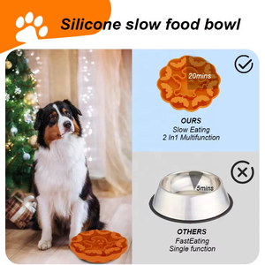 Ciotola Anti-Soffocamento in Silicone Alimentare Ecologico <span class=keywords><strong>per</strong></span> <span class=keywords><strong>Cani</strong></span> e Gatti, <span class=keywords><strong>Tappetino</strong></span> Anti-Leccamento <span class=keywords><strong>per</strong></span> Halloween - Product Image 2