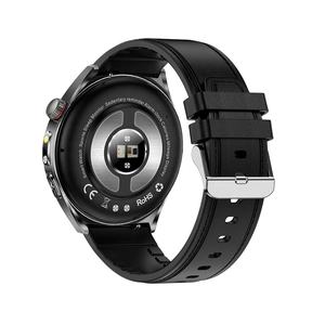 Relógio Inteligente ET460 com Pulseira de Couro, Monitor de Pressão Arterial ECG de 1,47 Polegadas, Chamada SOS, IP68 à Prova d'Água, Rastreador de Fitness - Product Image 3