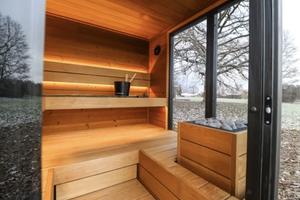 Meilleure vente <span class=keywords><strong>Sona</strong></span> Sauna traditionnel multifonctionnel en pruche du Canada Poêle à bois massif Sauna - Product Image 4