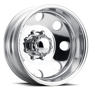 Jantes de camion DRW en aluminium poli robuste 16x6 17x6.5, 8x170 8x6.5 8x200 8x210 8 trous pour RAM 3500 F350 F450 F550 Chevy3500 GMC - Product Image 4