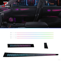 Kit d'éclairage ambiant pour voiture TMPRO pour Lexus ES 2014-2017, éclairage décoratif intérieur passager à effet écailles de dragon, lampe ambiante intérieure automobile