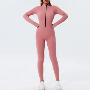 Vêtements de sport à séchage rapide Yoga Onesie costume sans couture costume de sport Sexy body costume de danse Fitness