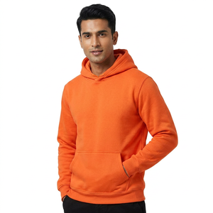 Unisex Custom Embroidery Printing Logo White <b>Sweatshirt</b> Hoodies Men's Streetwear Blank in Stock - Product Image 1