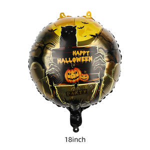 Nouveau <span class=keywords><strong>18</strong></span> <span class=keywords><strong>pouces</strong></span> Halloween boule en aluminium film ballon citrouille fantôme crâne blague fête décoration - Product Image 5