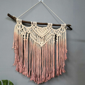 Boho bohème Jacquard tenture murale chambre à coucher décoration murale coton laine tissée <span class=keywords><strong>tapisserie</strong></span> Designer <span class=keywords><strong>tapisserie</strong></span> faite à la main - Product Image 3