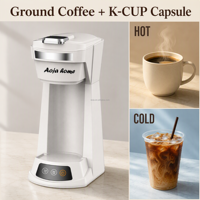 K-CUP Kapsül Otomatik Kahve Makinesi Çok Fonksiyonlu 2'si 1 Arada Pompa Basınçlı Tip Ev ve Otel Kullanımı Enerji Verimli Kolay Temizlenir