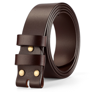 Thắt lưng nam da lộn bán chạy 38mm, kiểu dáng cổ điển, không khóa - Product Image 3