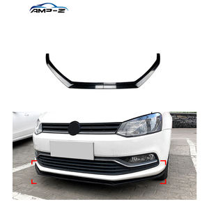 AMP-Z Kit di Modifica Carrozzeria Auto di Alta Qualità a Prezzo di Fabbrica Splitter Anteriore per Volkswagen <span class=keywords><strong>Polo</strong></span> 6R <span class=keywords><strong>6C</strong></span> 2010-2017 - Product Image 1