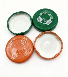 Wholesale Custom Leak-Proof Child-Proof Eco-Friendly Metal Tinplate Twist Cap Custom Logo Food Grade Screw Glass Wine Bottles